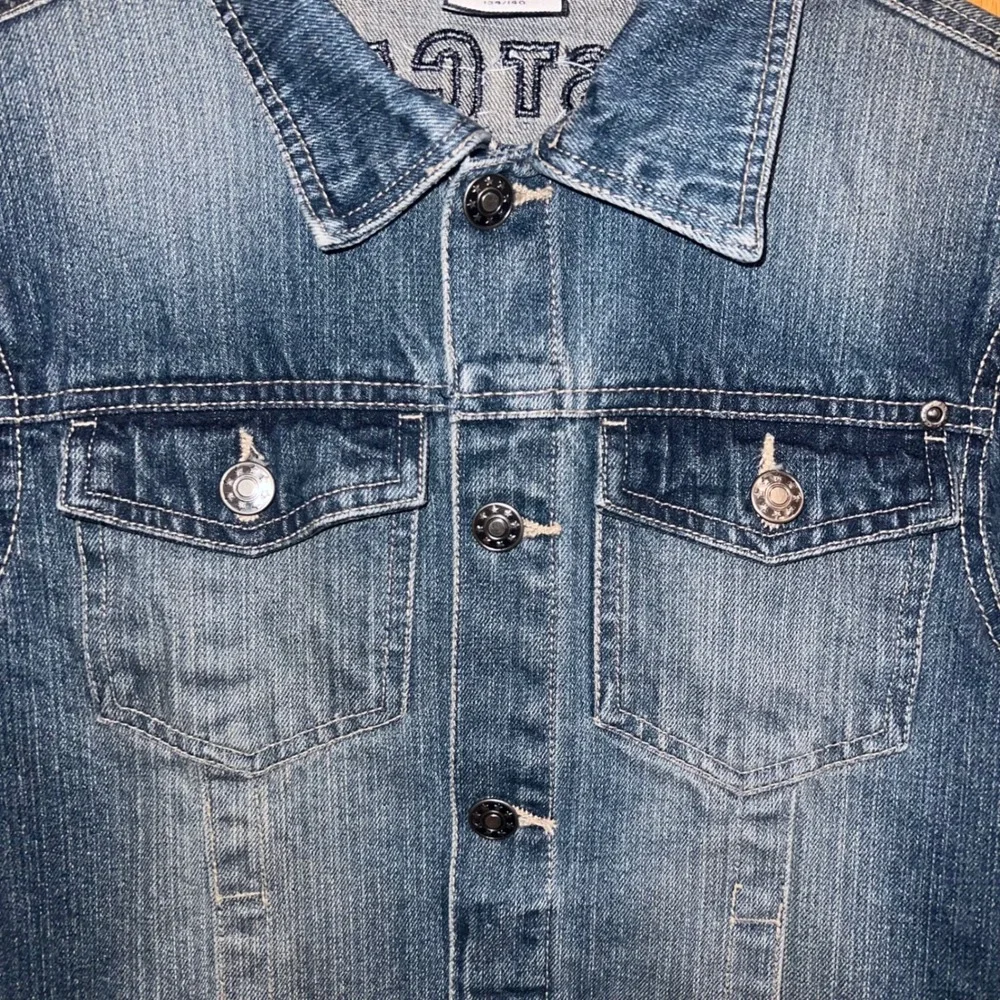 Hot & Spicy Denim Jacket Kids 134/140 Blue West Camp Blue Tigers 1472982